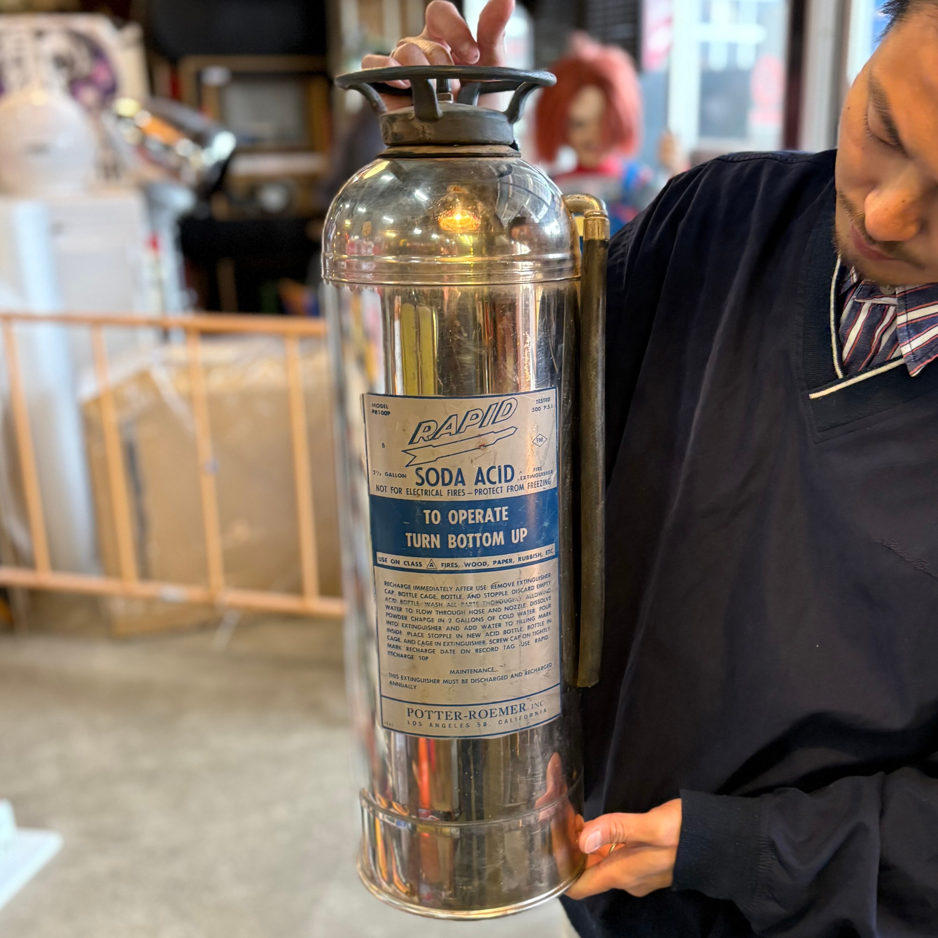 RAPID” Soda Acid Fire Extinguisher