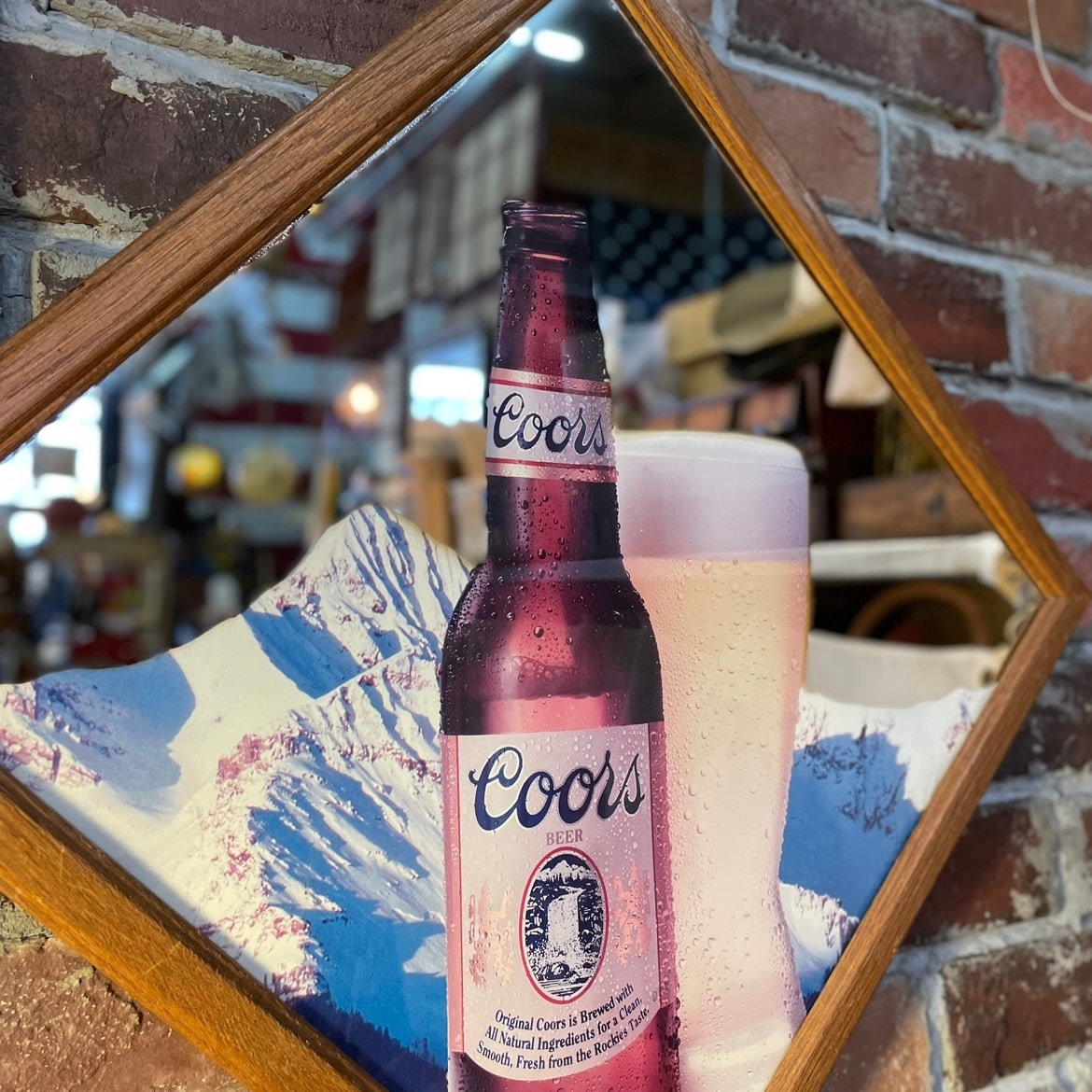 ヴィンテージパブミラーCoors バンケットビール ヴィンテージ パブミラー Coors -通販-ローズボールアンティークス