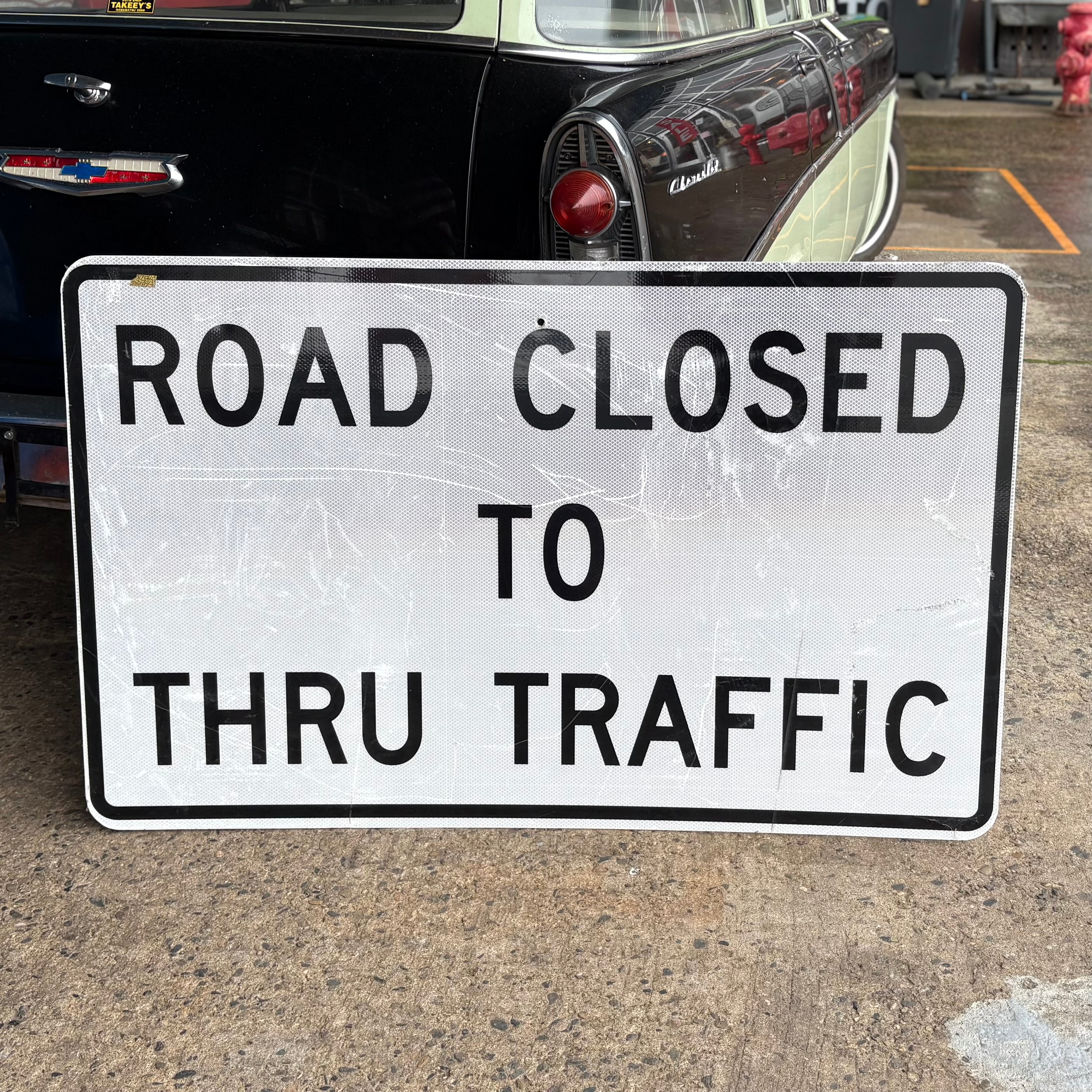 80年代　USA　DRIVE THRU 看板　ガレージ　ロードサイン 80年代 USA DRIVE THRU 看板 ガレージ ロードサイン 80年代 USA DRIVE