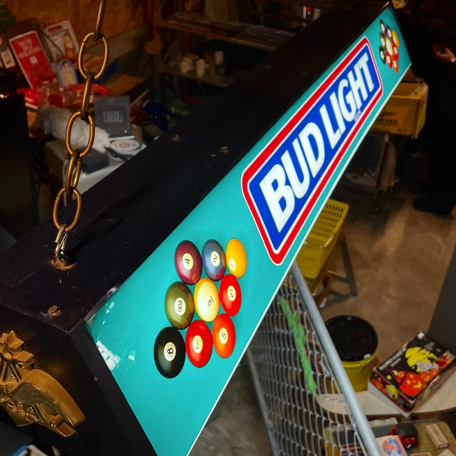 Bud Light Pool Bar Lamp