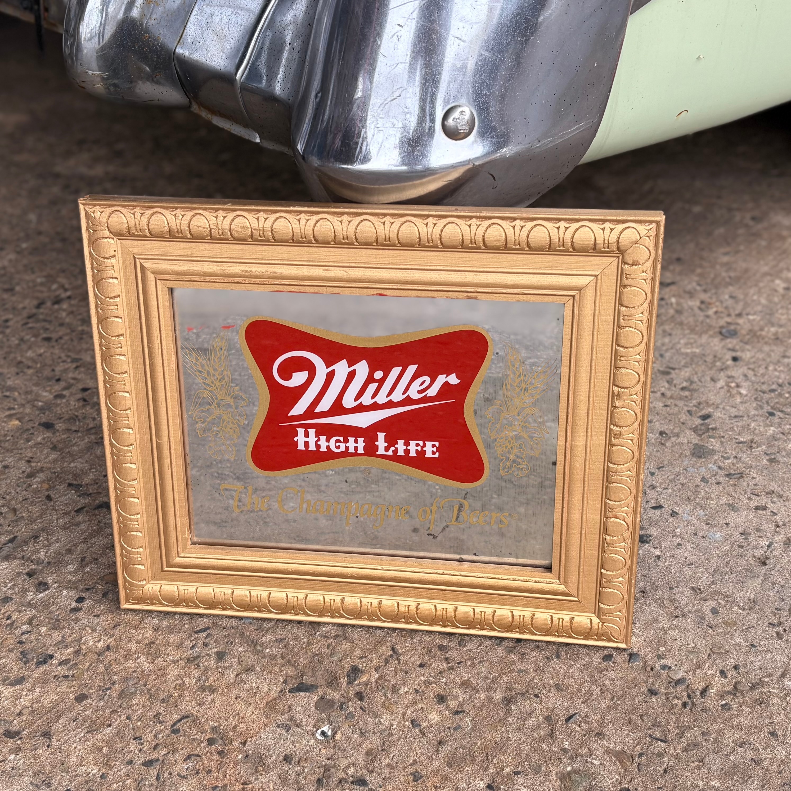 Miller High Life – Small Vintage Pub Mirror”
