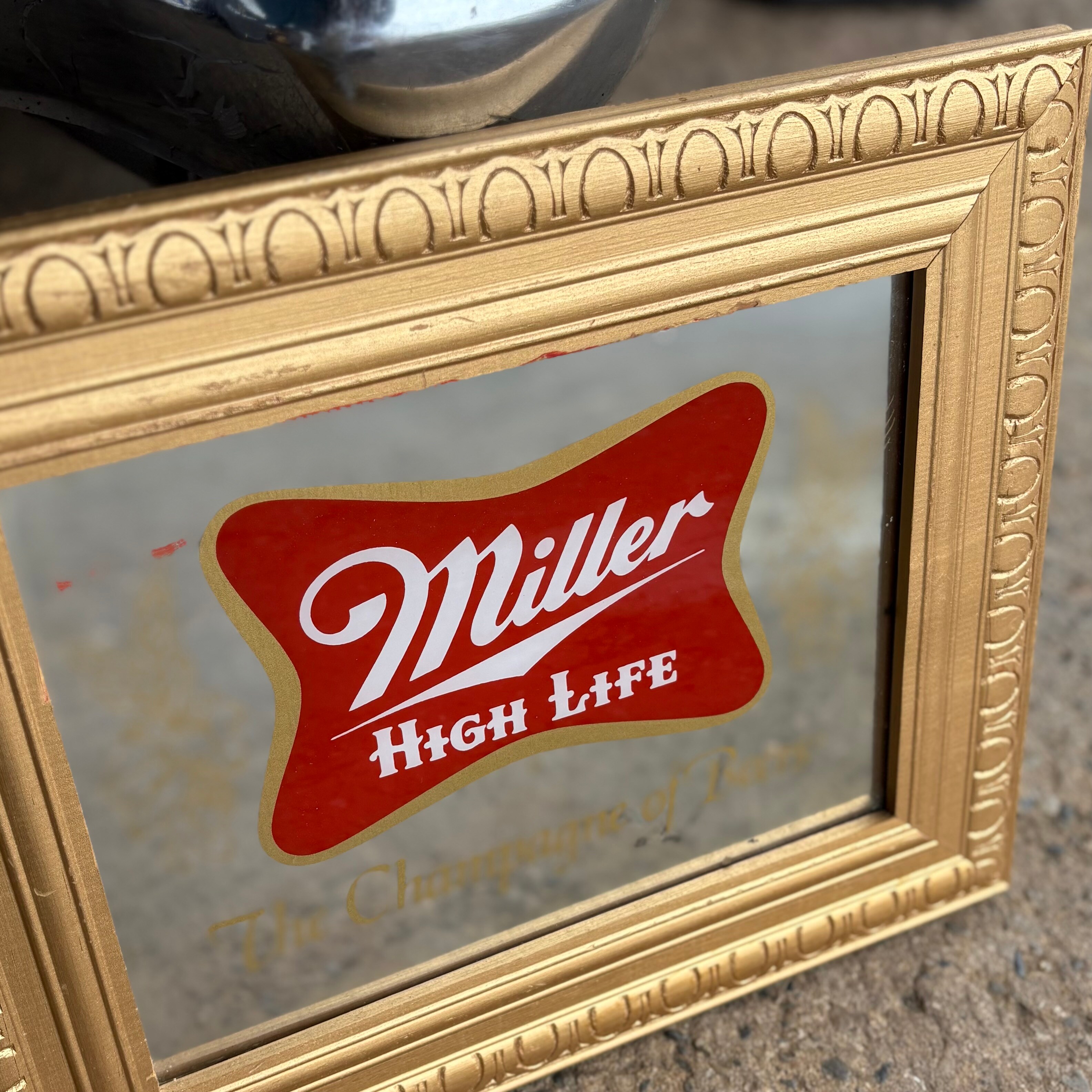 Miller High Life – Small Vintage Pub Mirror”