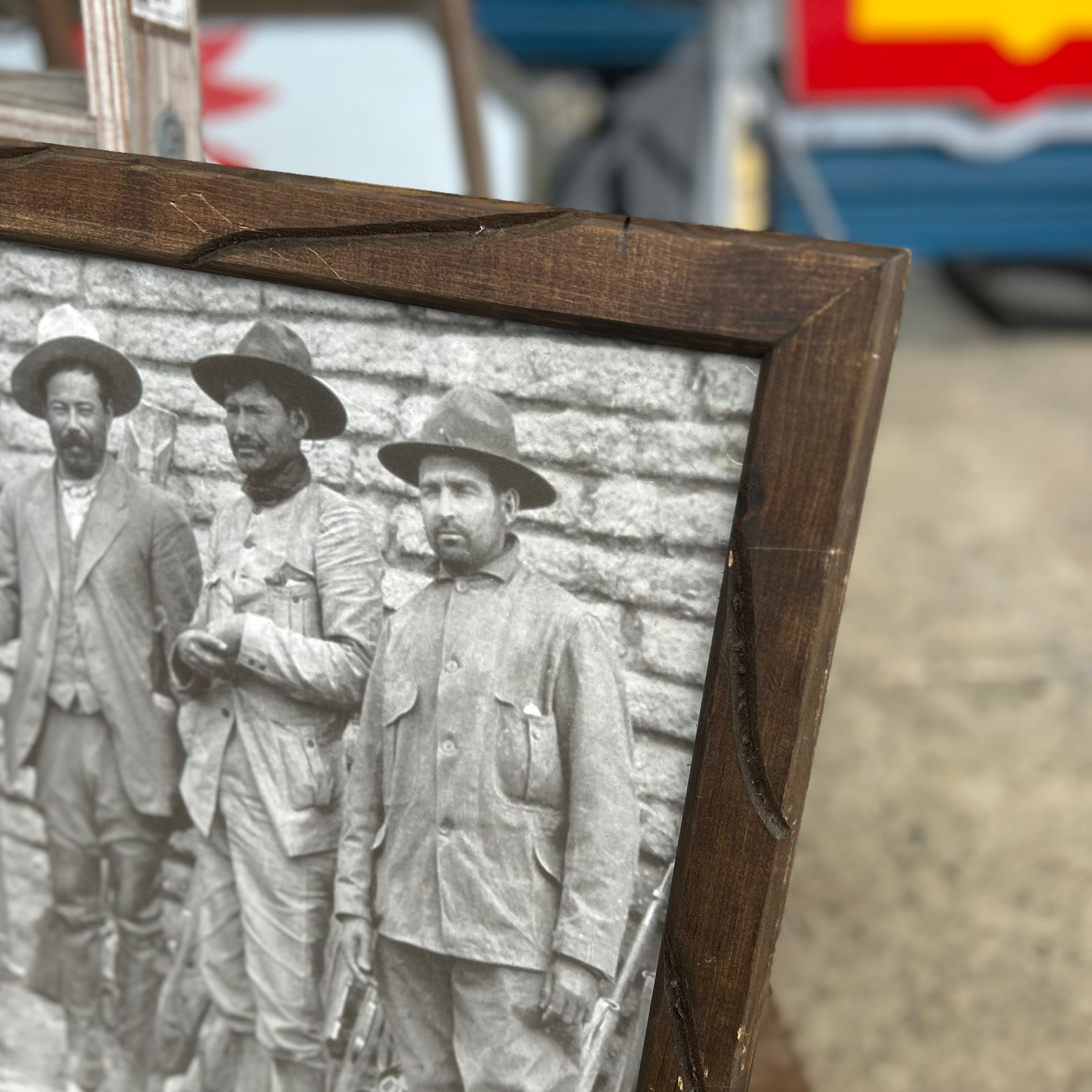 Historic Hand-Carved Framed Photography 🌵