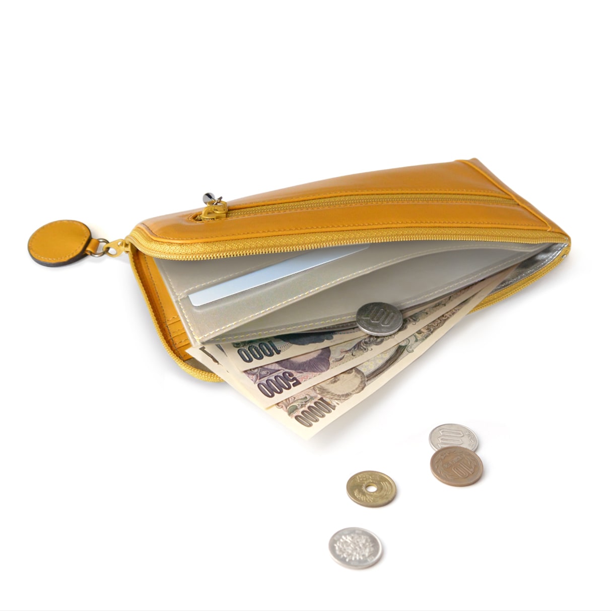 VAGRIE／ヴァグリエ】L字財布 風水カラー：ブルー 仕事運が上がるお