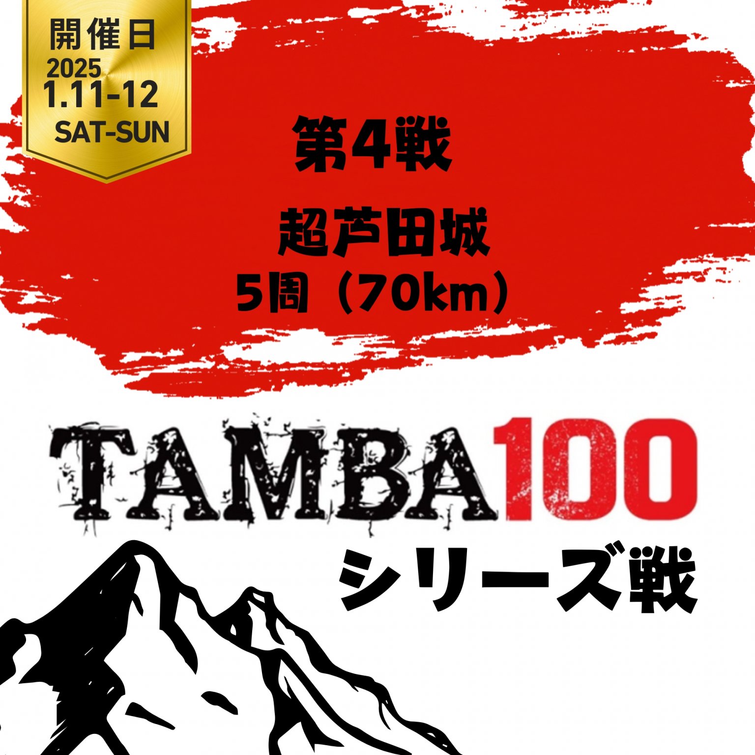 TAMBA 第4戦 〜超芦田城〜 5周 70km