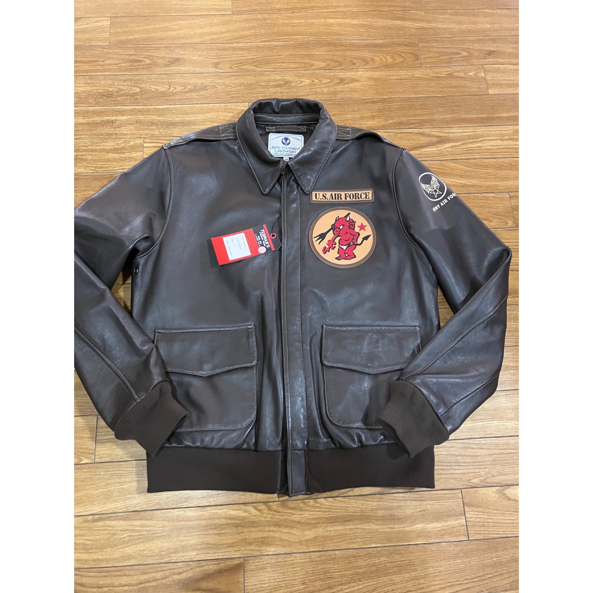 Tedman's A-2 レザージャケット 42 ラムレザーA-2ジャケット TEDMAN テッドマン TA2-400 本革