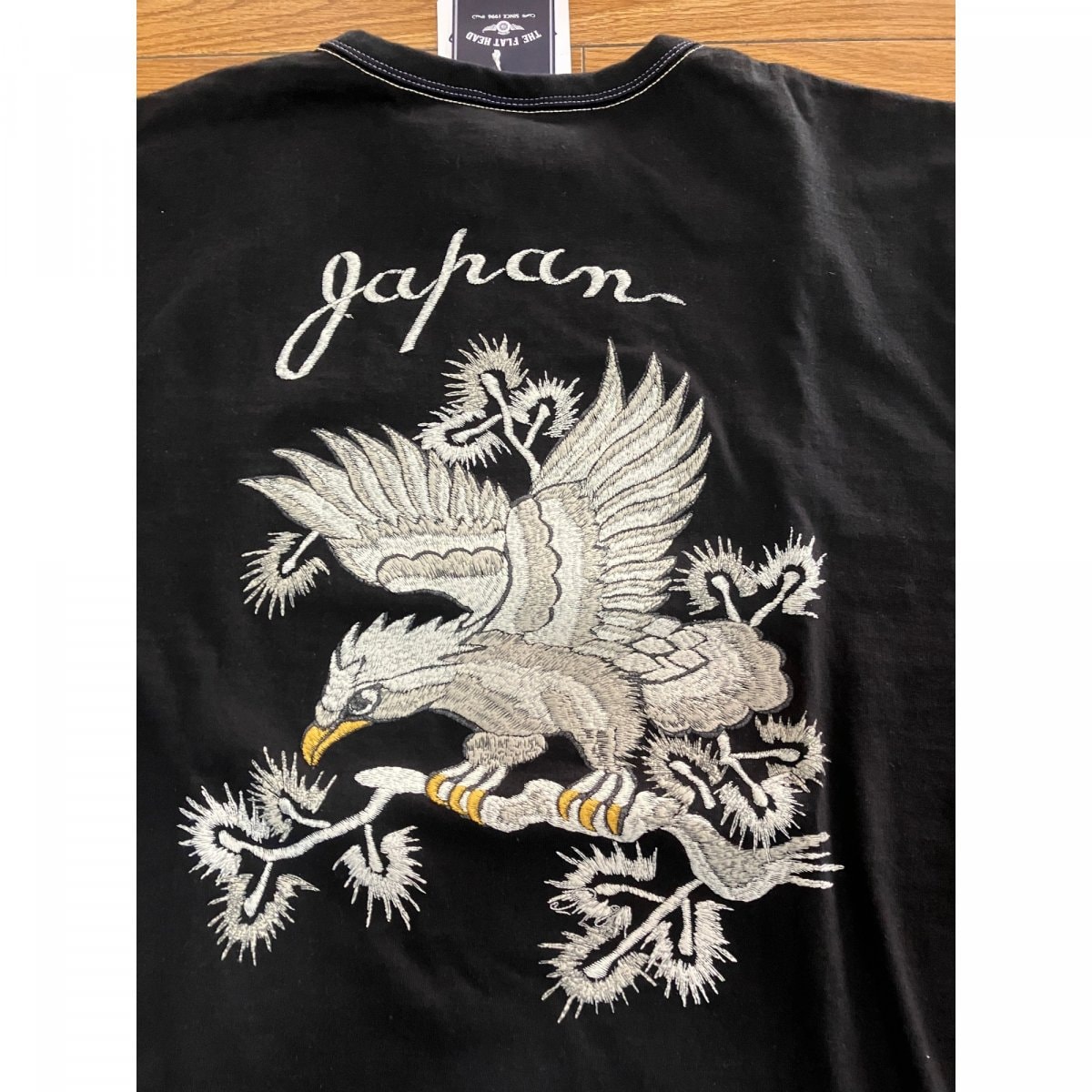 THE FLAT HEAD スカTEE EAGLE ブラック