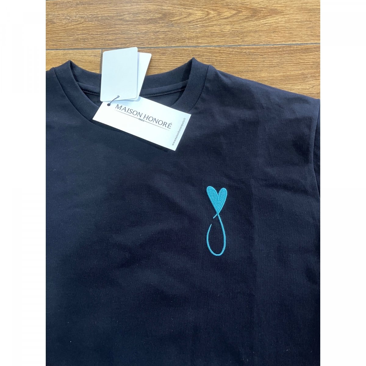 MAISON HONORE' paris ロンTEE ブラック/..