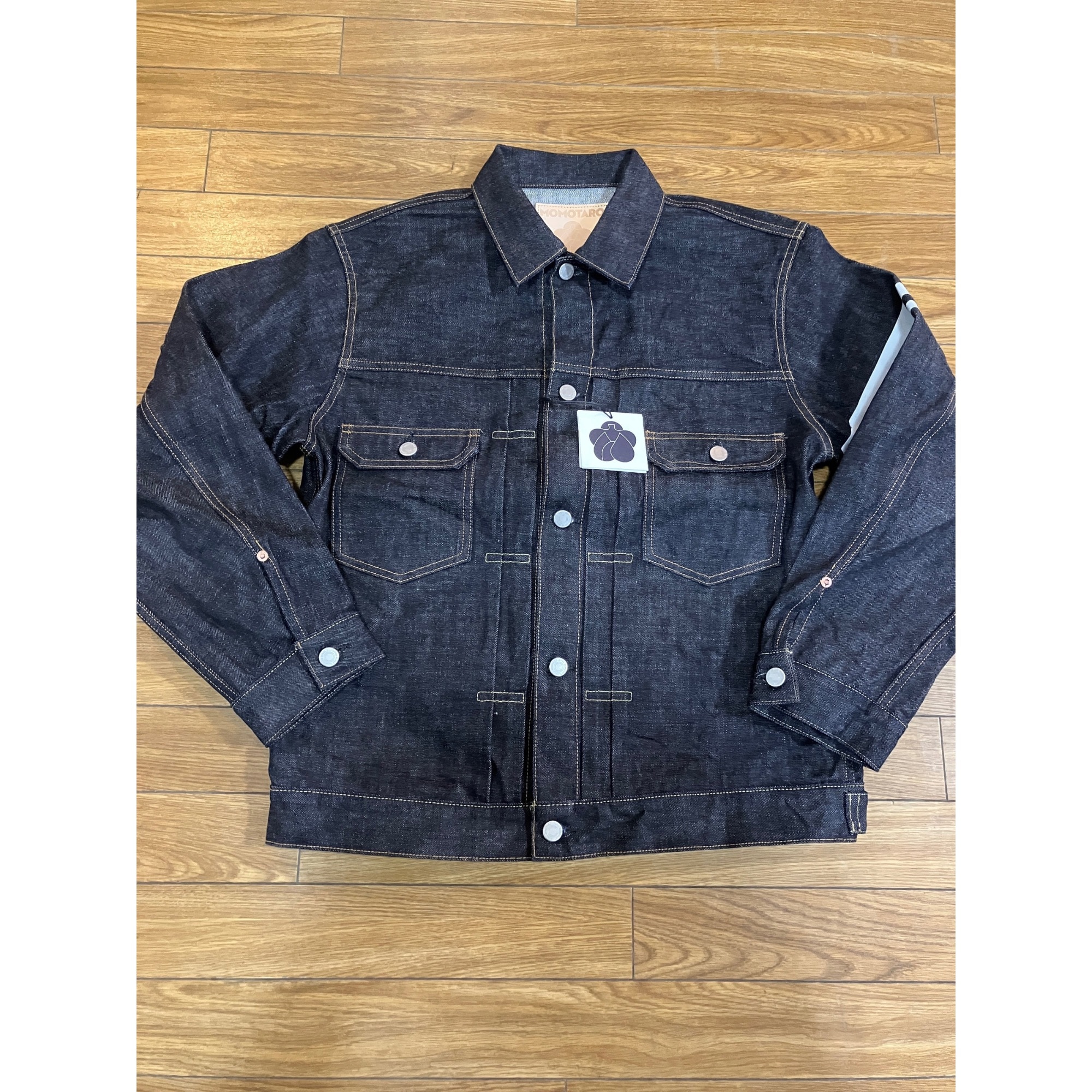 桃太郎ジーンズ Gジャン セカンド 桃太郎ジーンズ グリーンデニムジャケット Momotaro Jeans 2nd G