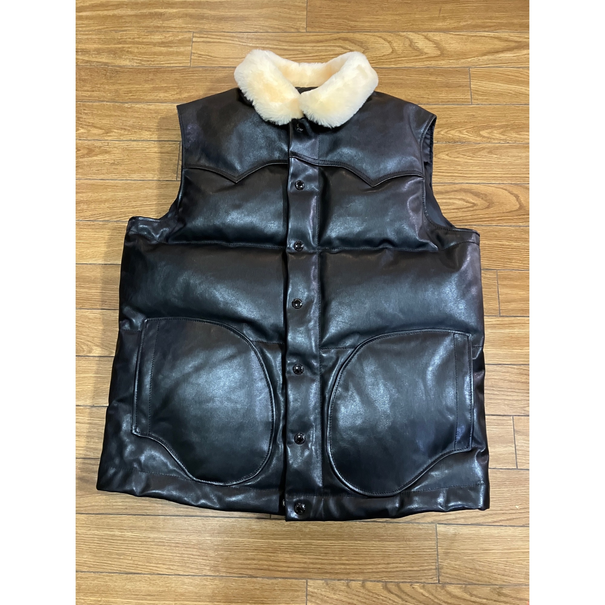 最高級本革 ムートンベスト 最高級本革 ムートンベスト