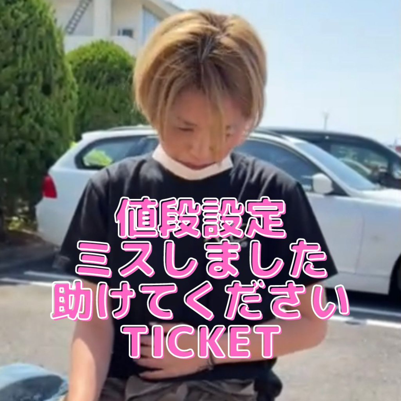 値段設定ミスしました助けてください ticket