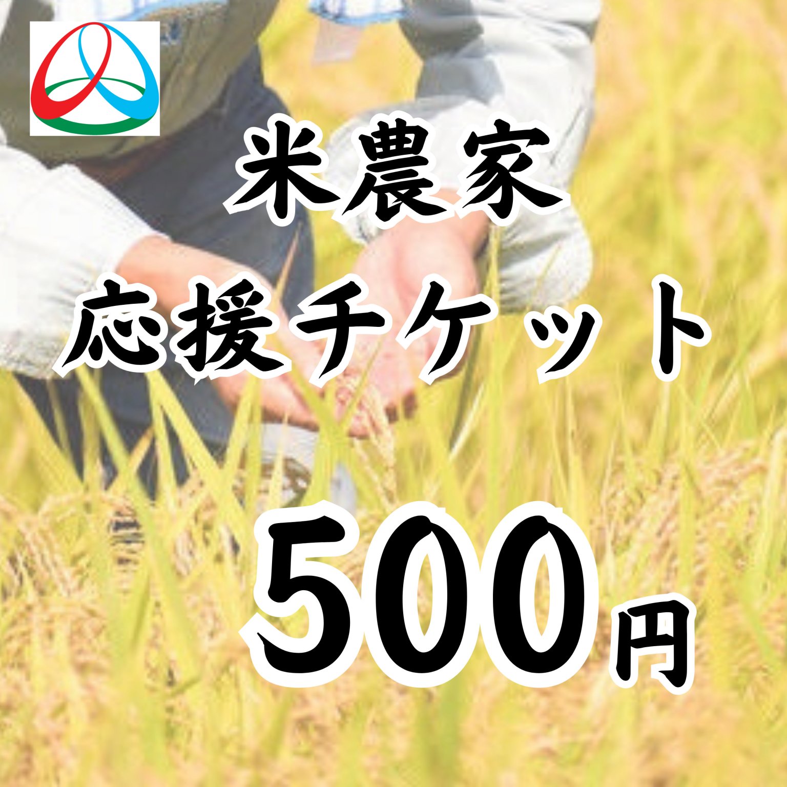 米農家応援チケット 500円