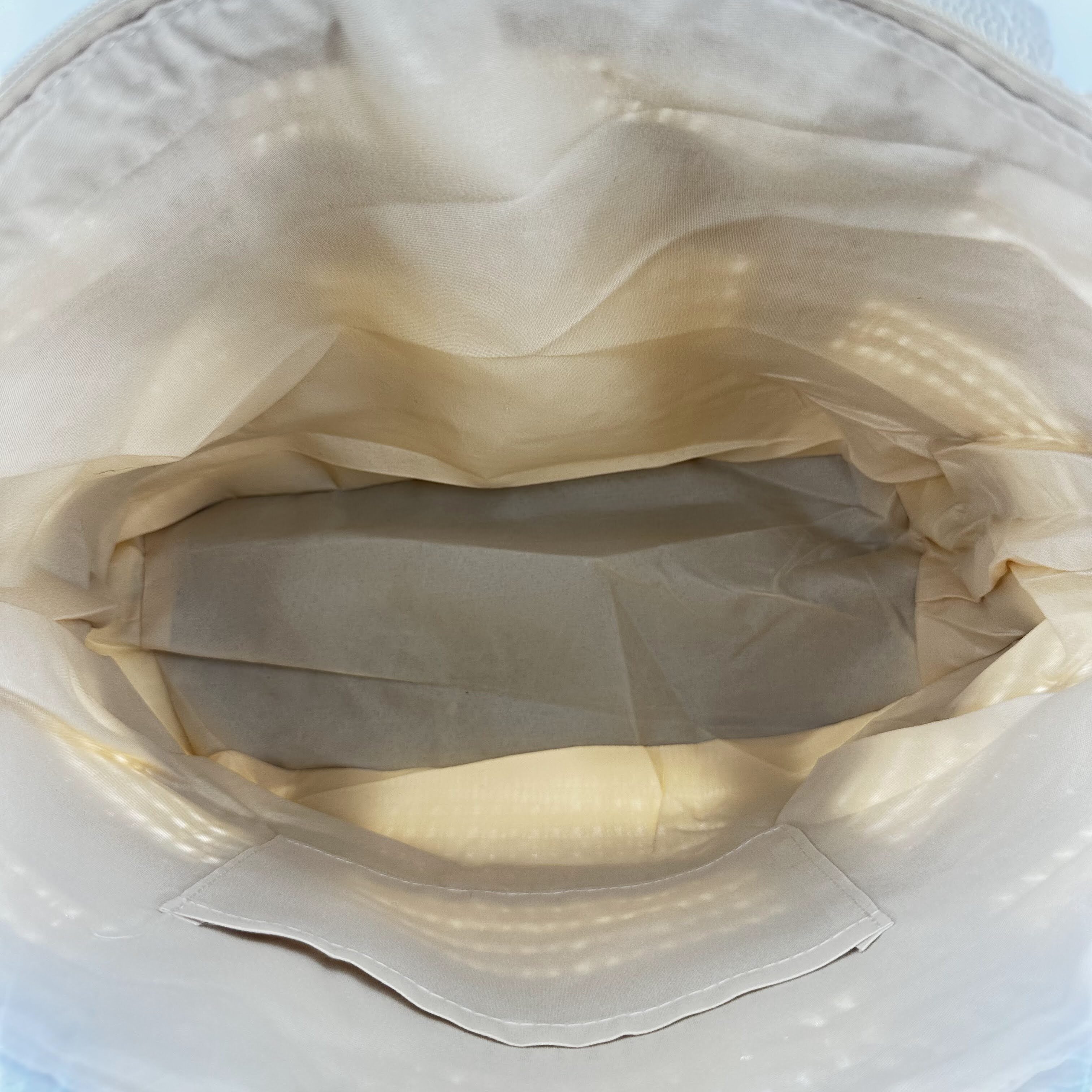 カジュアルストライプ編み込みトートバッグ（グレー）