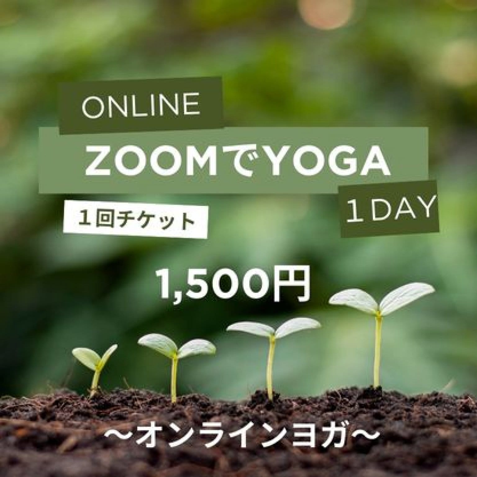 ⌘オンラインヨガ30分⌘ 1回チケット ⌘プライベートレッスン