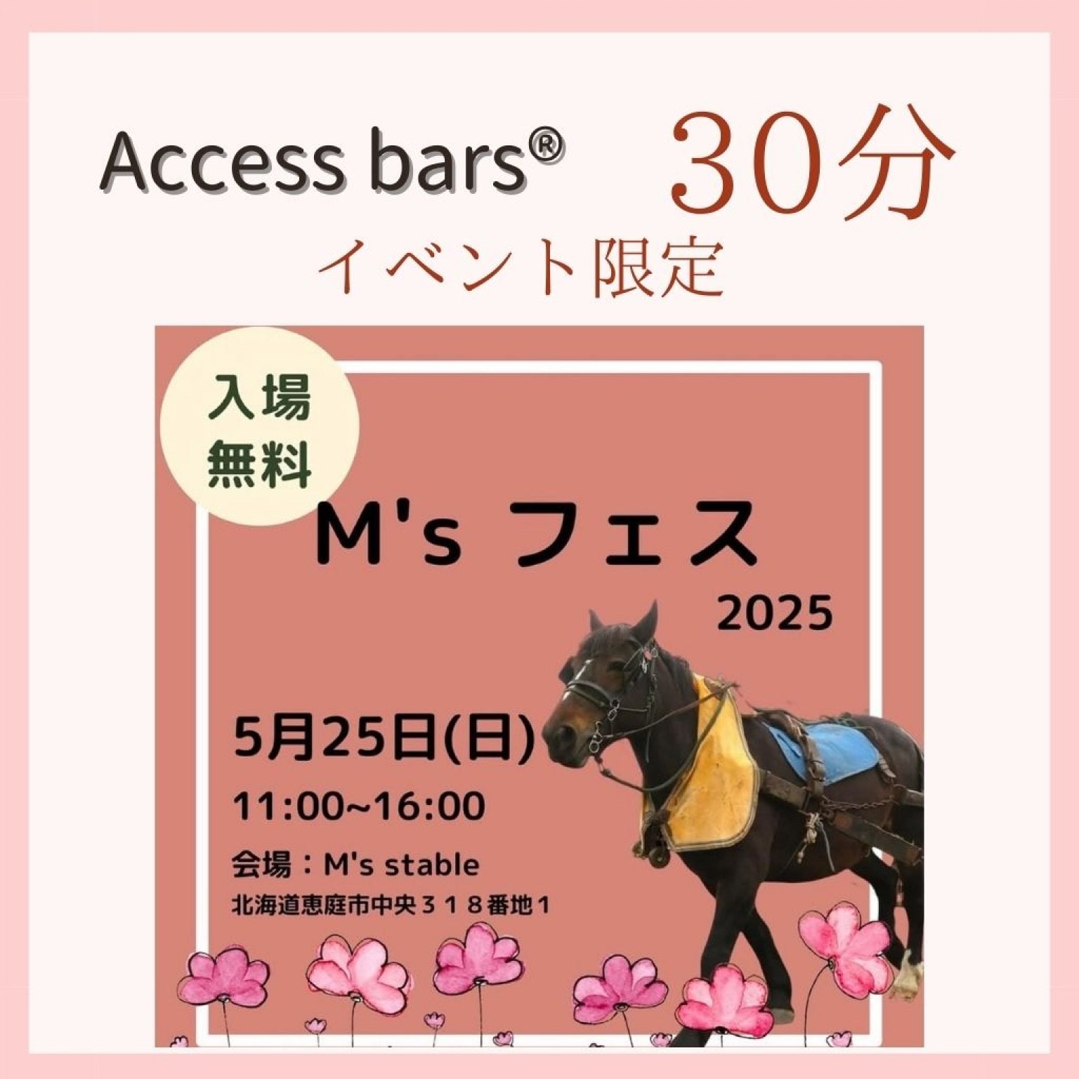 5/25M'sフェス限定　アクセスバーズ30分