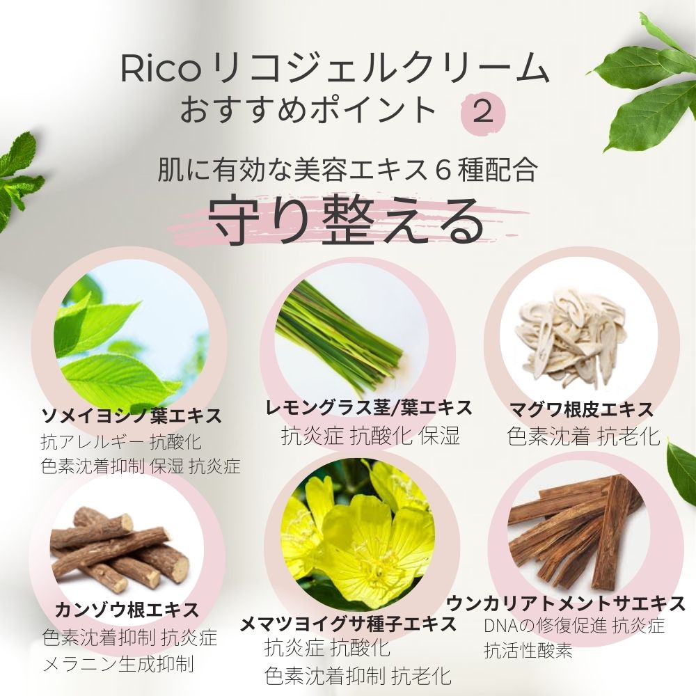 保湿ジェル ジェル美容液 リコ ジェル クリーム 48g
