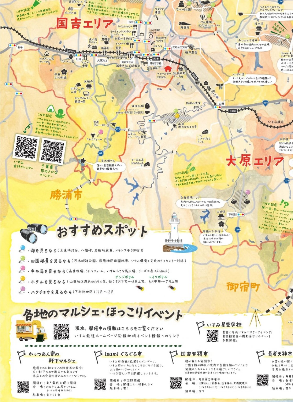 いすみ市国吉エリアマップ製作　応援チケット