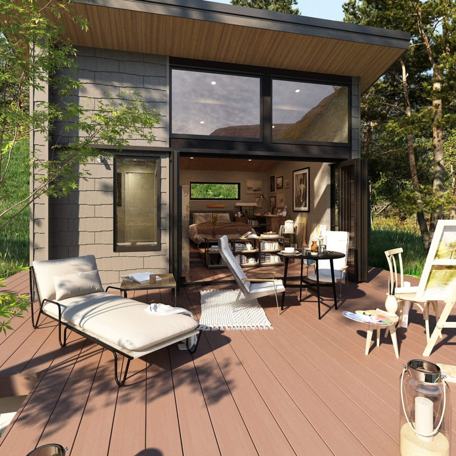 【サンプル】weekend haus. (24.84㎡7.51坪)7,480,000円(税込)〜[注文住宅は岐阜・ジブンハウス近藤建築]