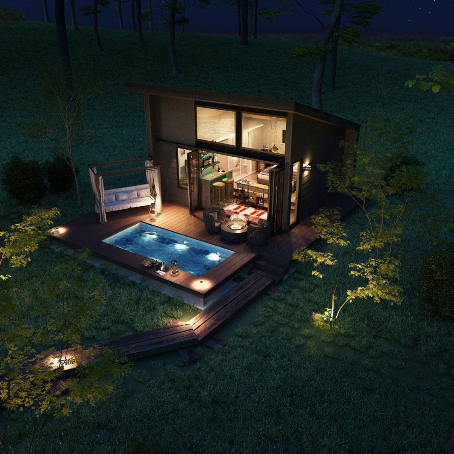 【サンプル】weekend haus. (24.84㎡7.51坪)7,480,000円(税込)〜[注文住宅は岐阜・ジブンハウス近藤建築]