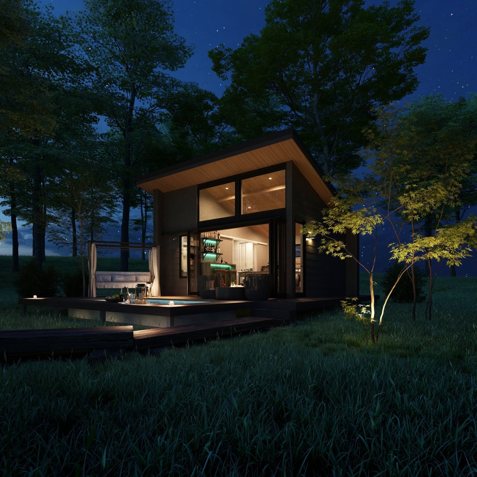 【サンプル】weekend haus. (24.84㎡7.51坪)7,480,000円(税込)〜[注文住宅は岐阜・ジブンハウス近藤建築]