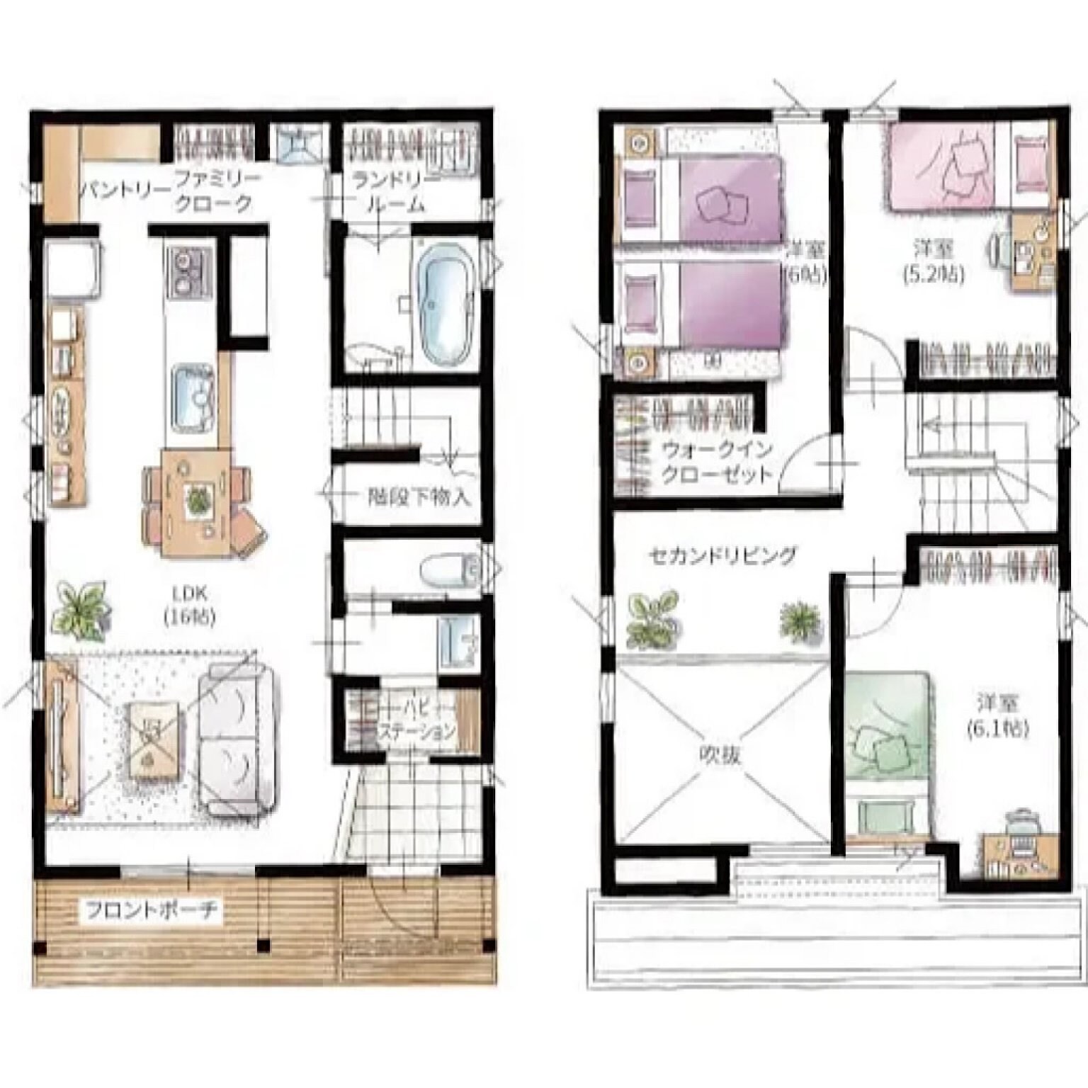HUCK COAST/3LDK South PLAN