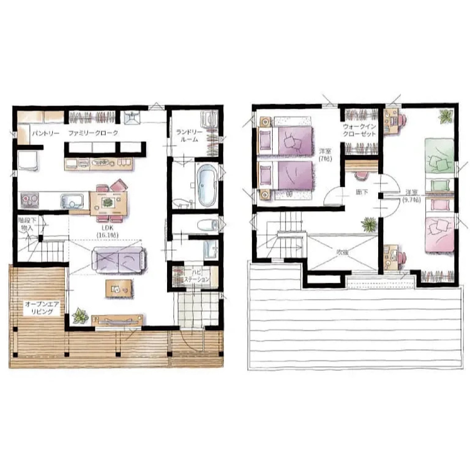 HUCK COAST/3LDK South PLAN