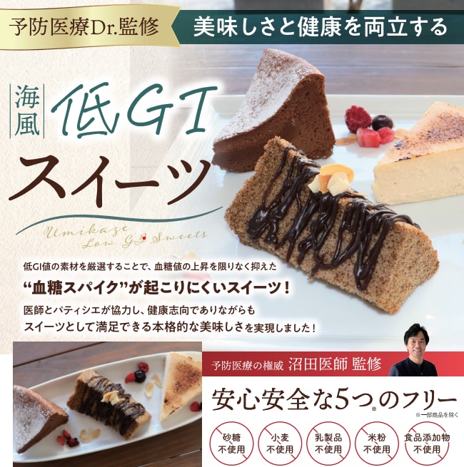 店舗良い ☆期間限定 送料無料 【限定3個/日】ドクター監修 低GIスイーツ トライアルセット・サンプル