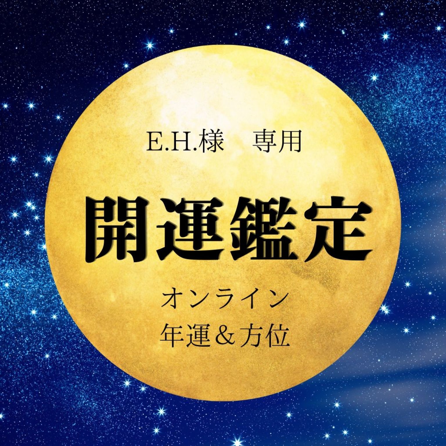［E.H.様専用]鑑定チケット