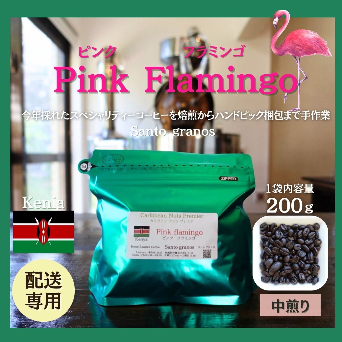 フラミンゴピンク 🇰🇪 Kenya Pink Flamingo / ピンクフラミンゴ