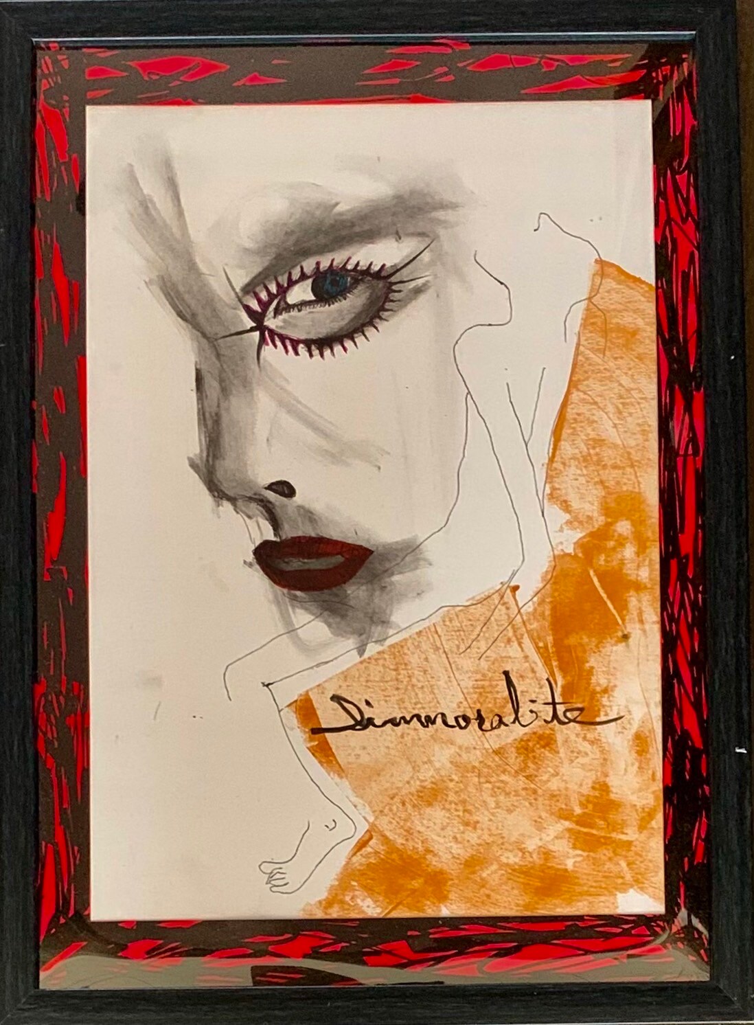 絵画 アイリス パープル 金箔画 SALE‼️