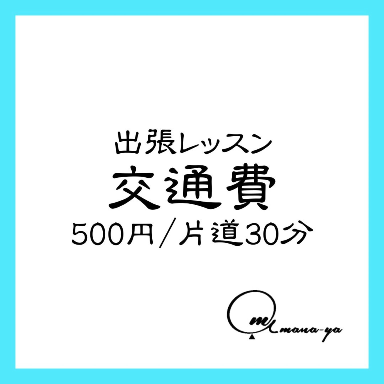 当日購入【30分】出張レッスン交通費