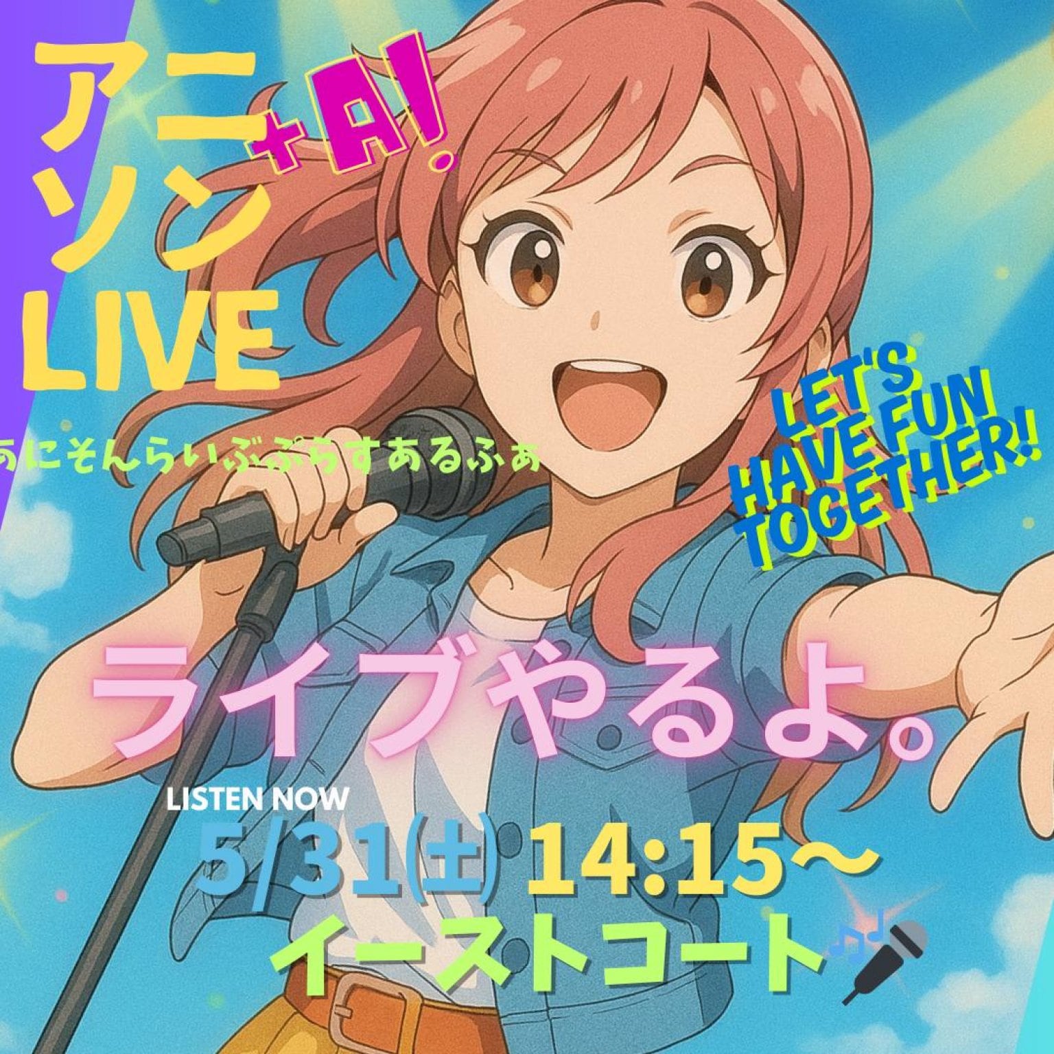 5/31　【高ポイント還元!!】アニソンLIVE➕α (ヤバいおやつ付き)