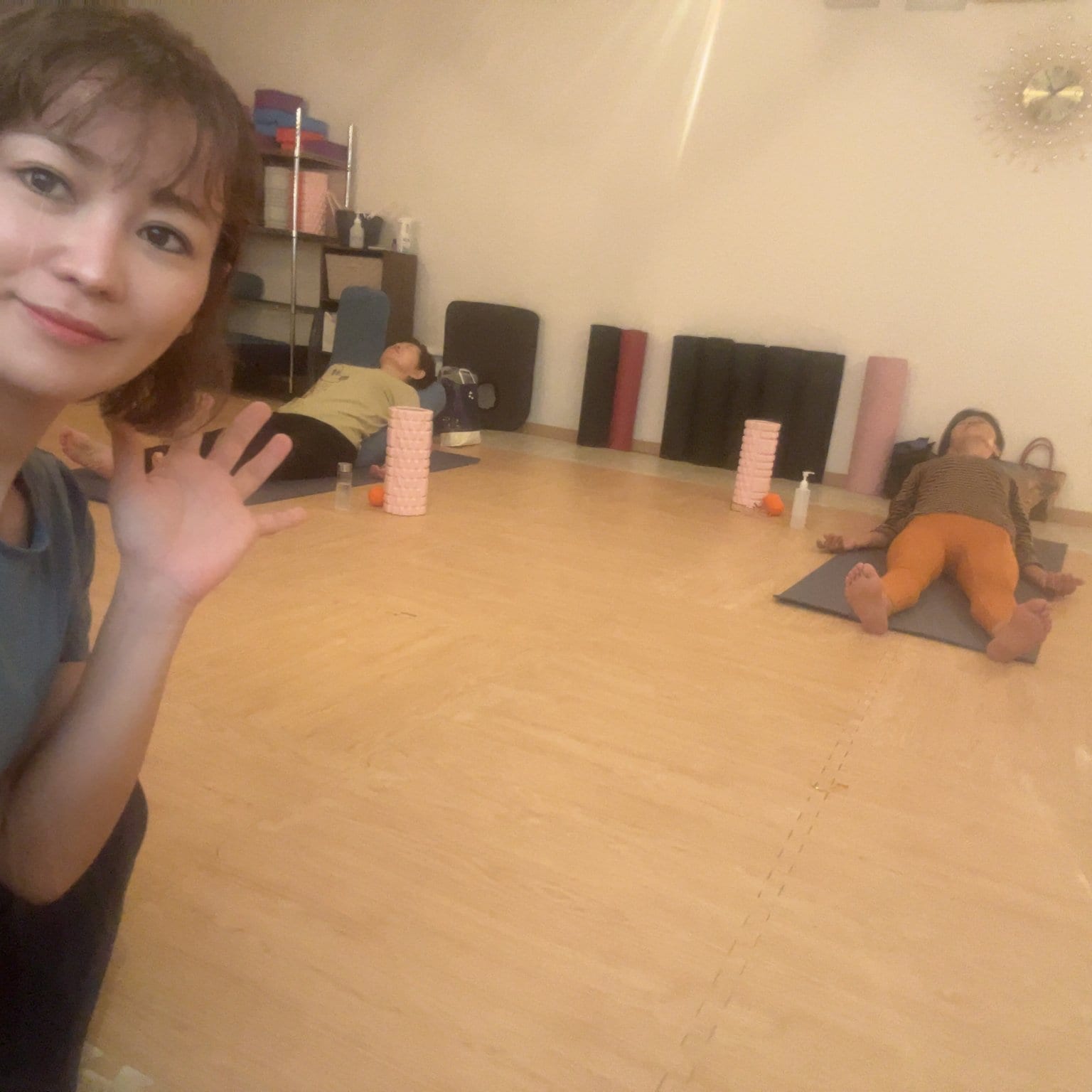 yogaレッスン(スタジオリアル参加)60分