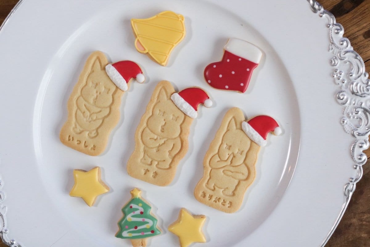 ５枚まで【手話クッキー】かばるーアイシングクッキー🎄クリスマスバージョン✨　予約受注販売！（予約期間〜12/3まで）