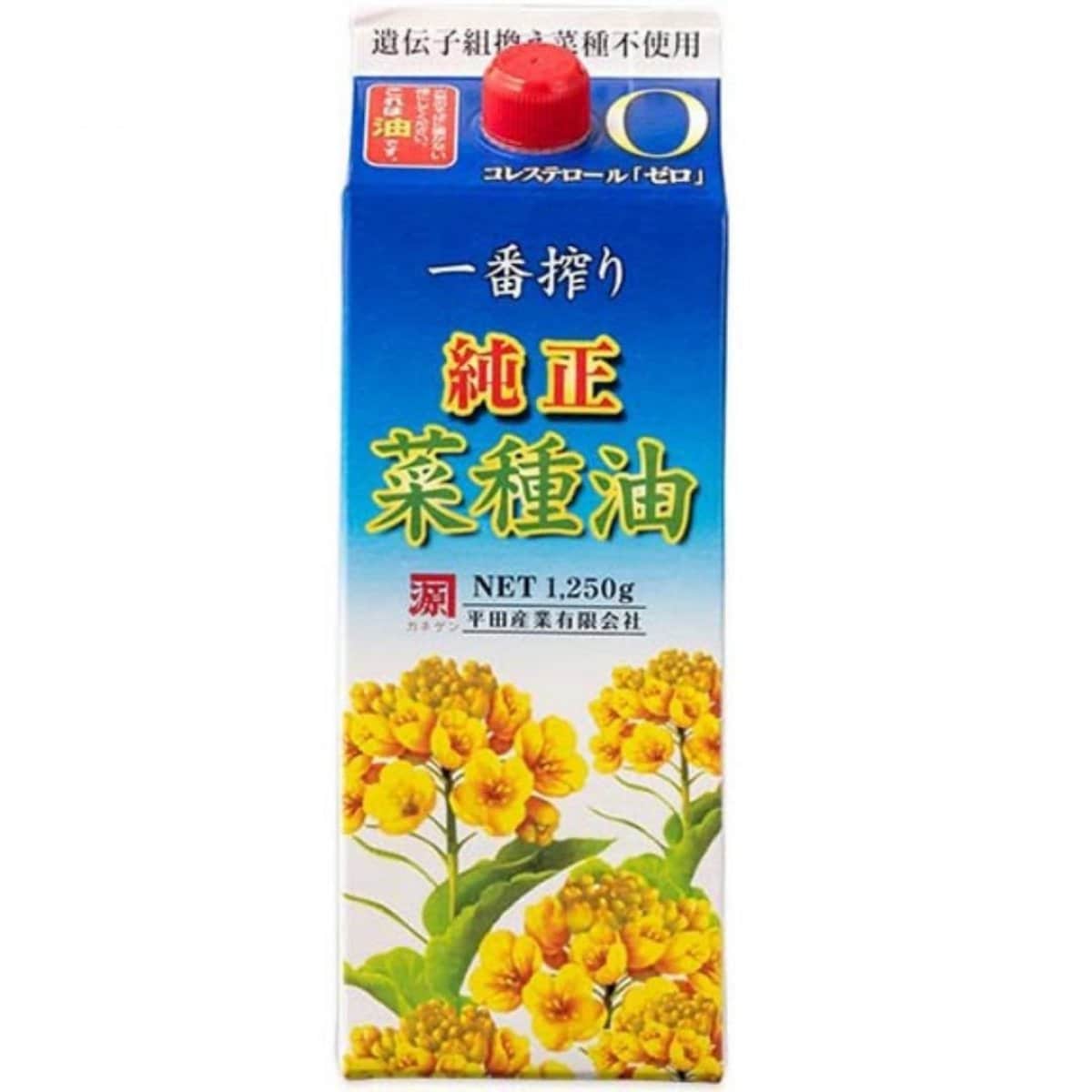 【平田産業】一番搾り純正菜種油　1,250ml