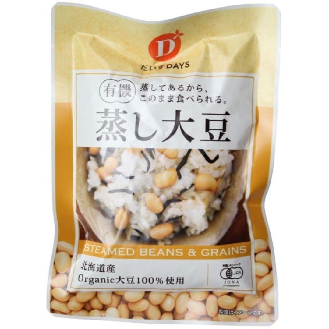 だいずデイズ】有機蒸し大豆 100g