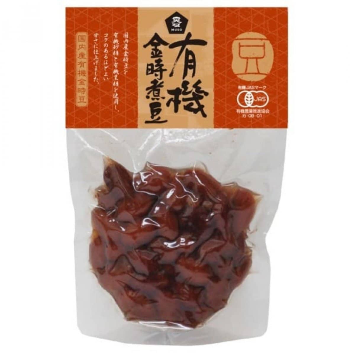 【ムソー】有機金時煮豆　125g