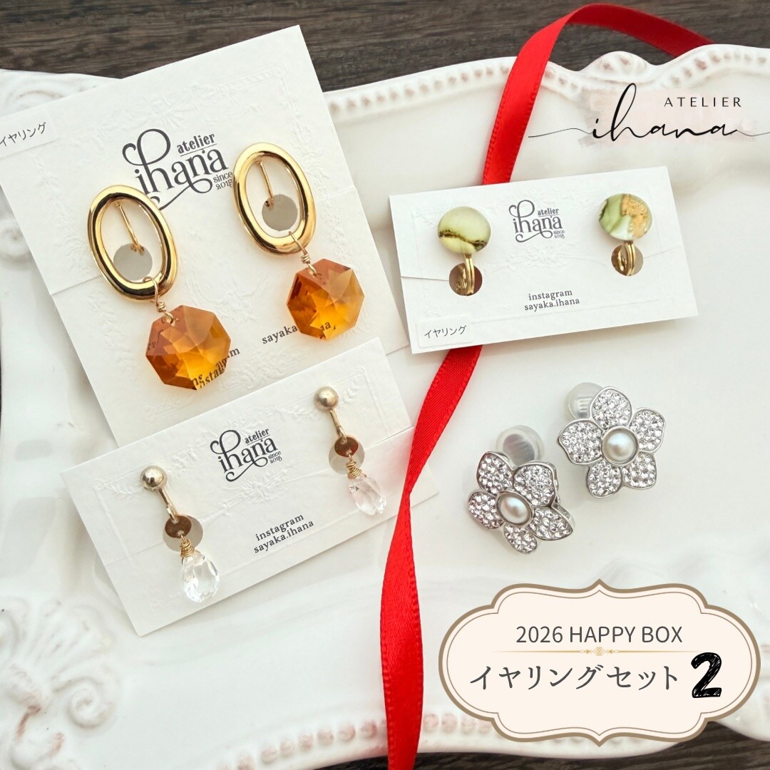 イヤリングセット 福袋2026｜HAPPY BOX｜イヤリングセット②｜高ポイント