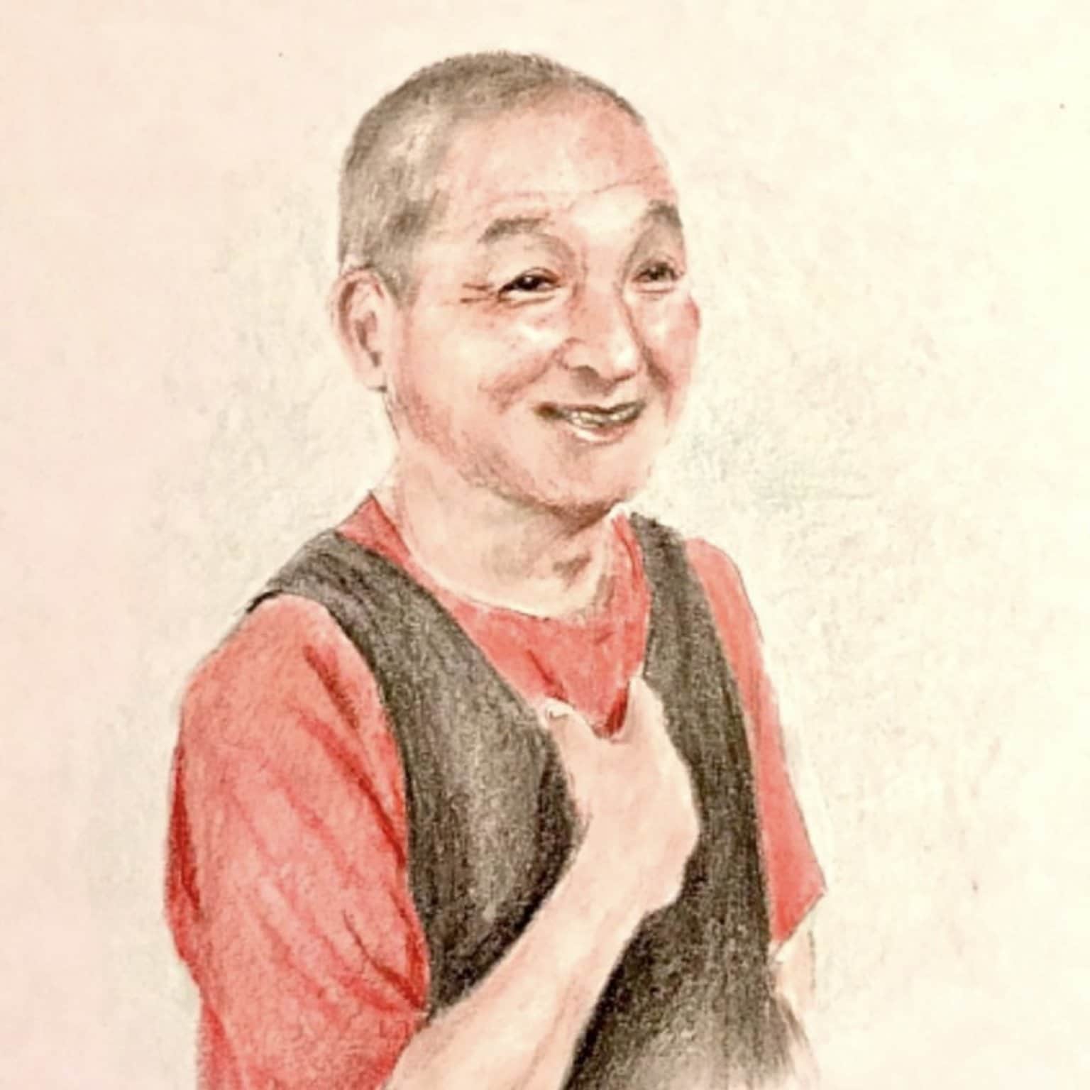 【オホーツクツク!!!マーケットWEBマルシェ限定商品】世界で一つだけの似顔絵（ハガキサイズ）