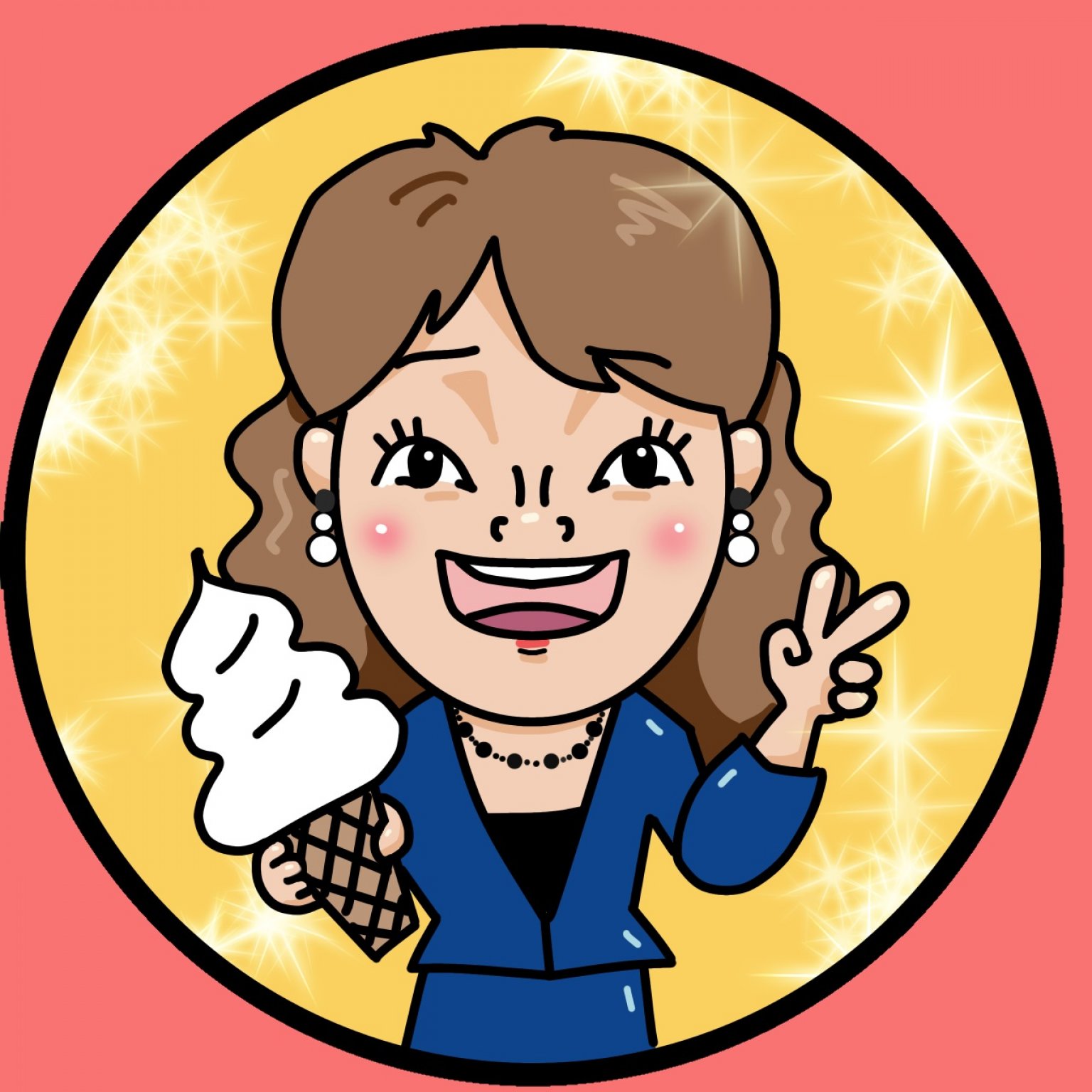 アイコン用デジタル似顔絵