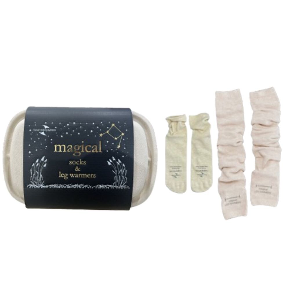 マジカルソックス　& レッグウォーマーmagical socks つけるだけで筋肉がつく！？】マジカルソックス＆レッグウォーマー