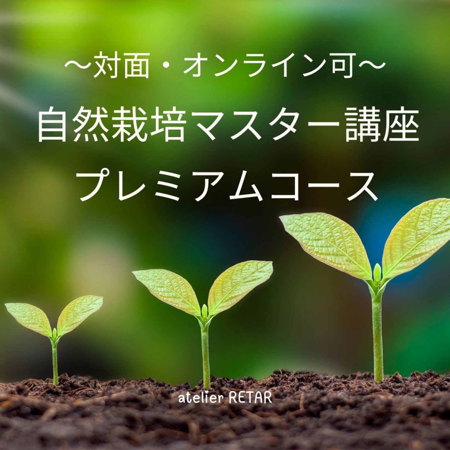自然栽培マスター講座プレミアムコース