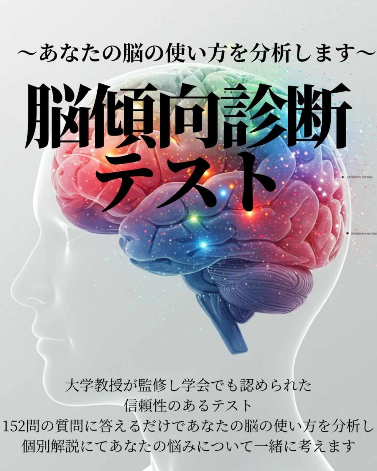 【自己診断テスト】脳傾向診断テスト（個別解説・コーチング付き）