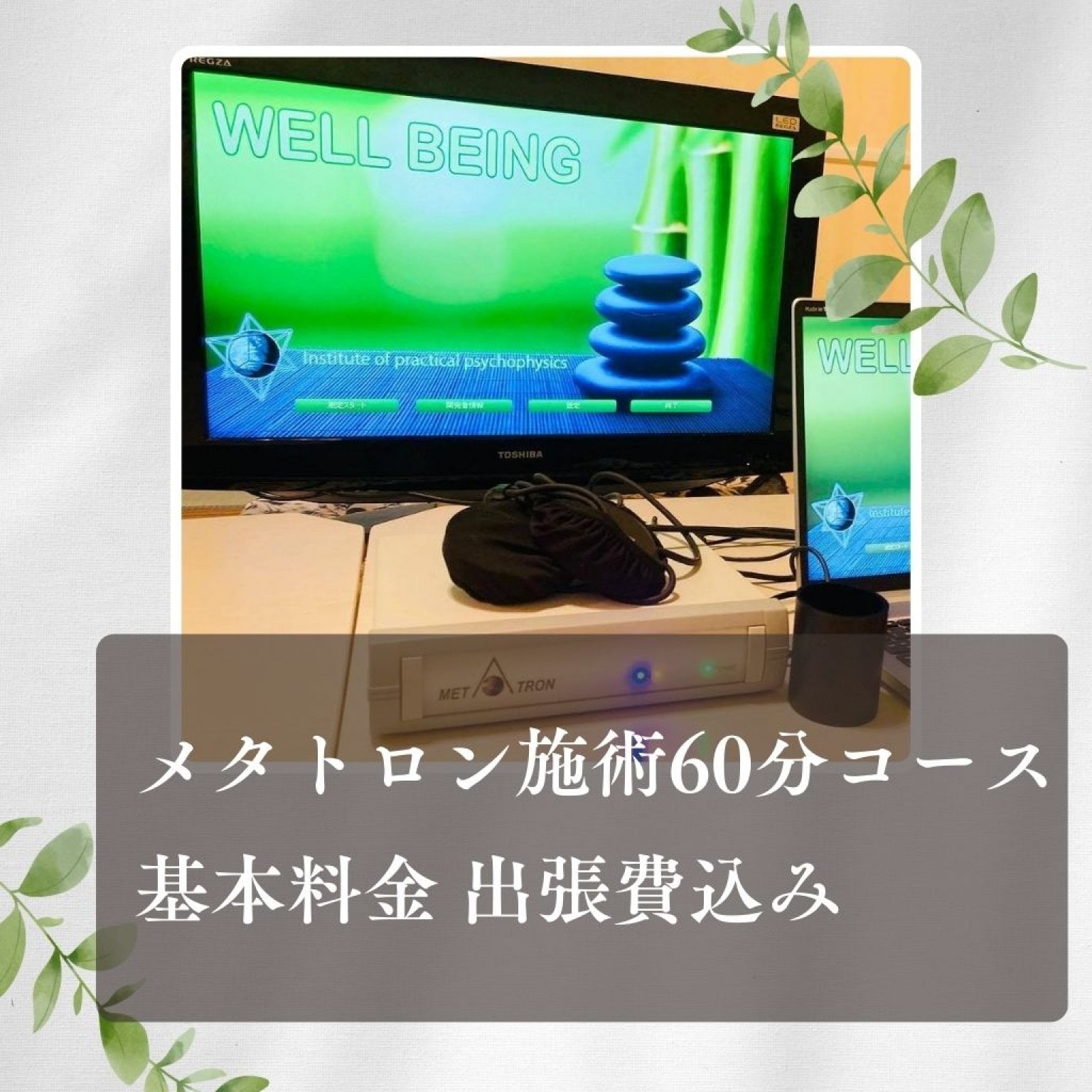 【現地払い限定】メタトロン施術60分コース 基本料金 出張費込み 千葉県鋸南町「週末農家ゆず屋」にて