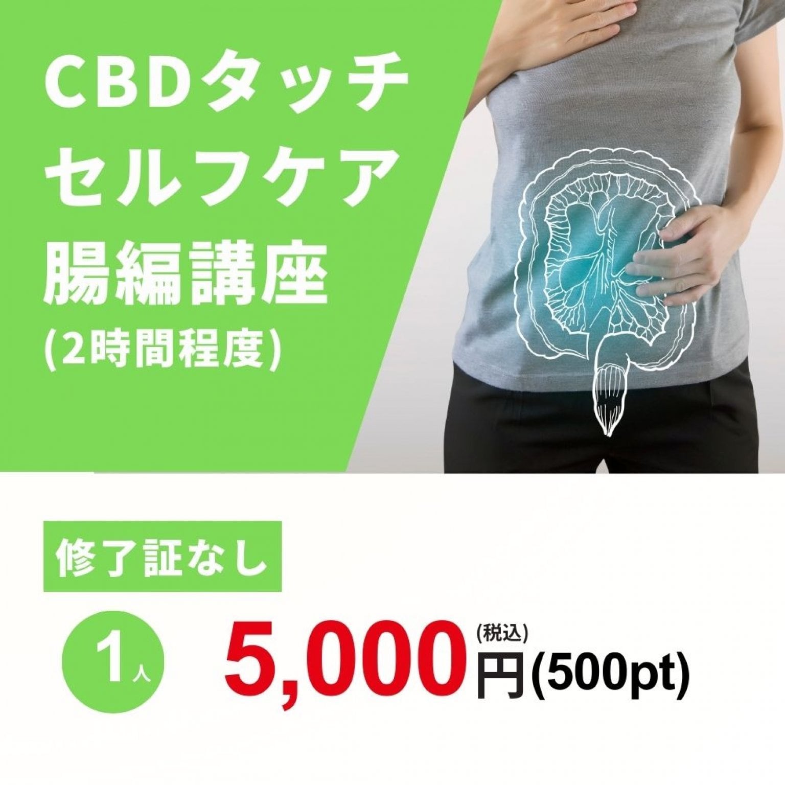 【修了証なし】CBDタッチセルフケア腸編講座｜太平庵