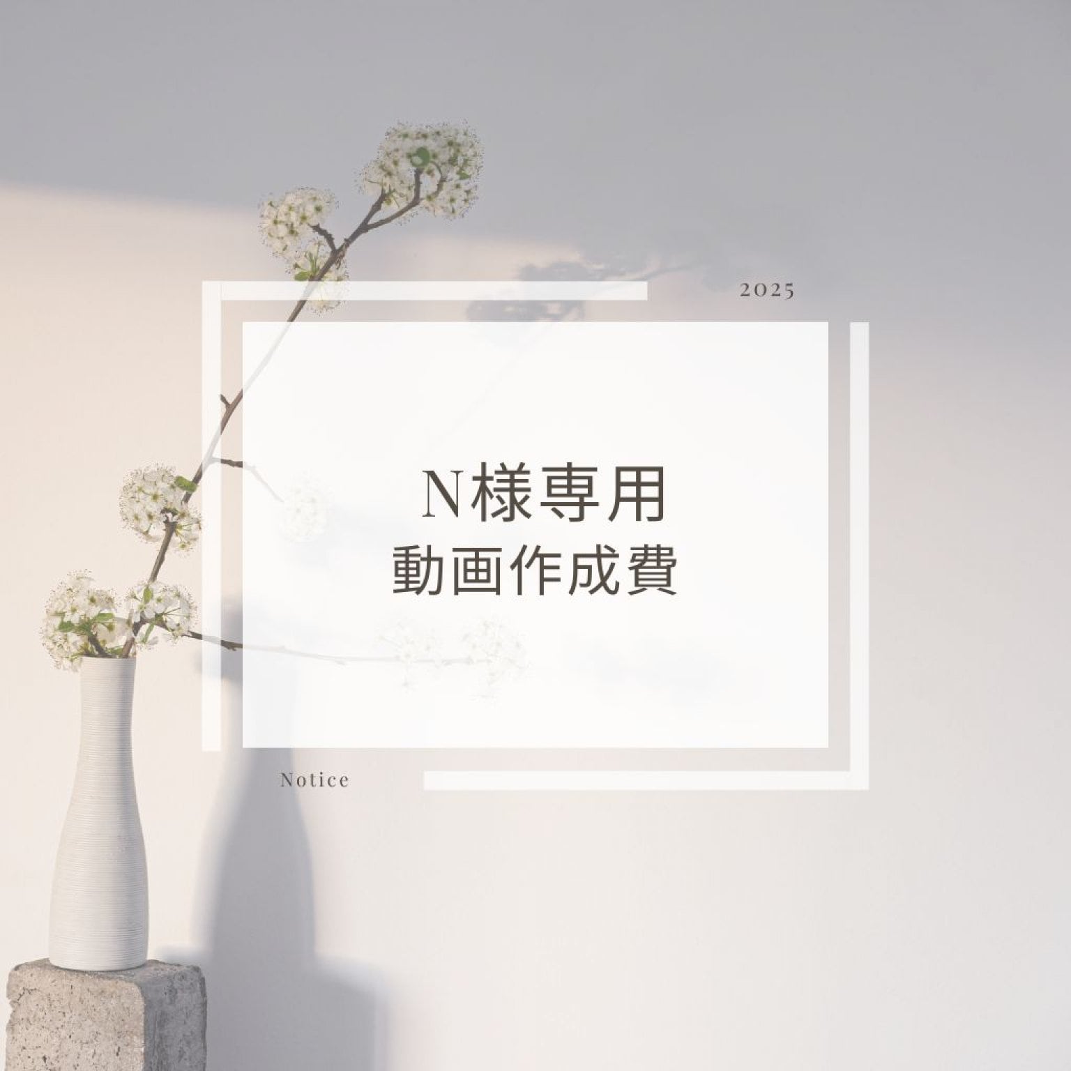 N様専用　動画編集費