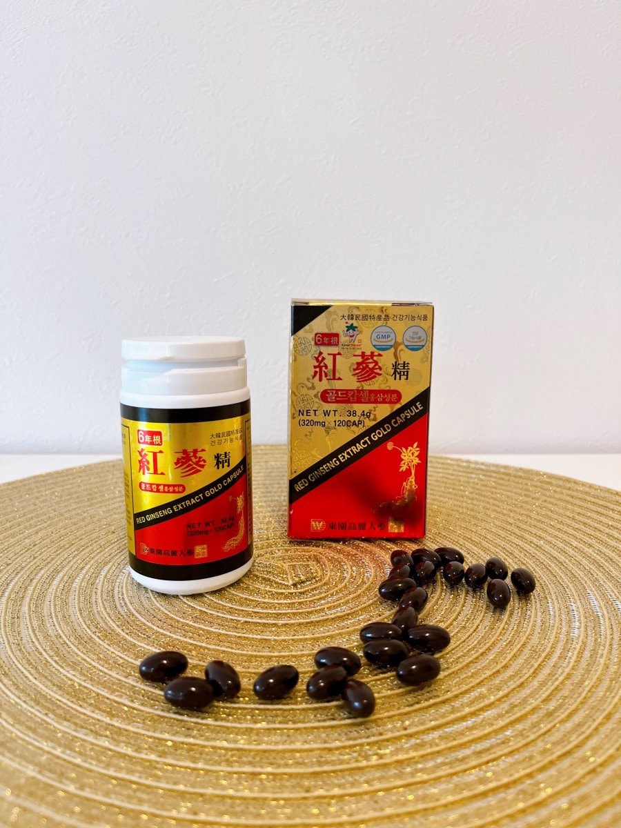 【高麗人蔘】高級高麗人蔘6年根紅蔘カプセル