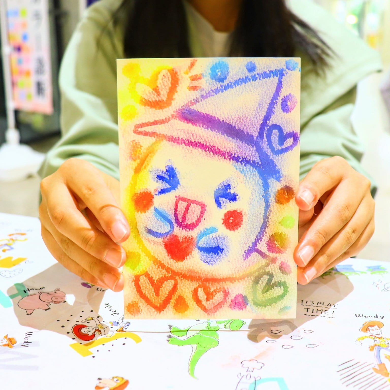 指でお絵描きパステルの魔法体験チケット