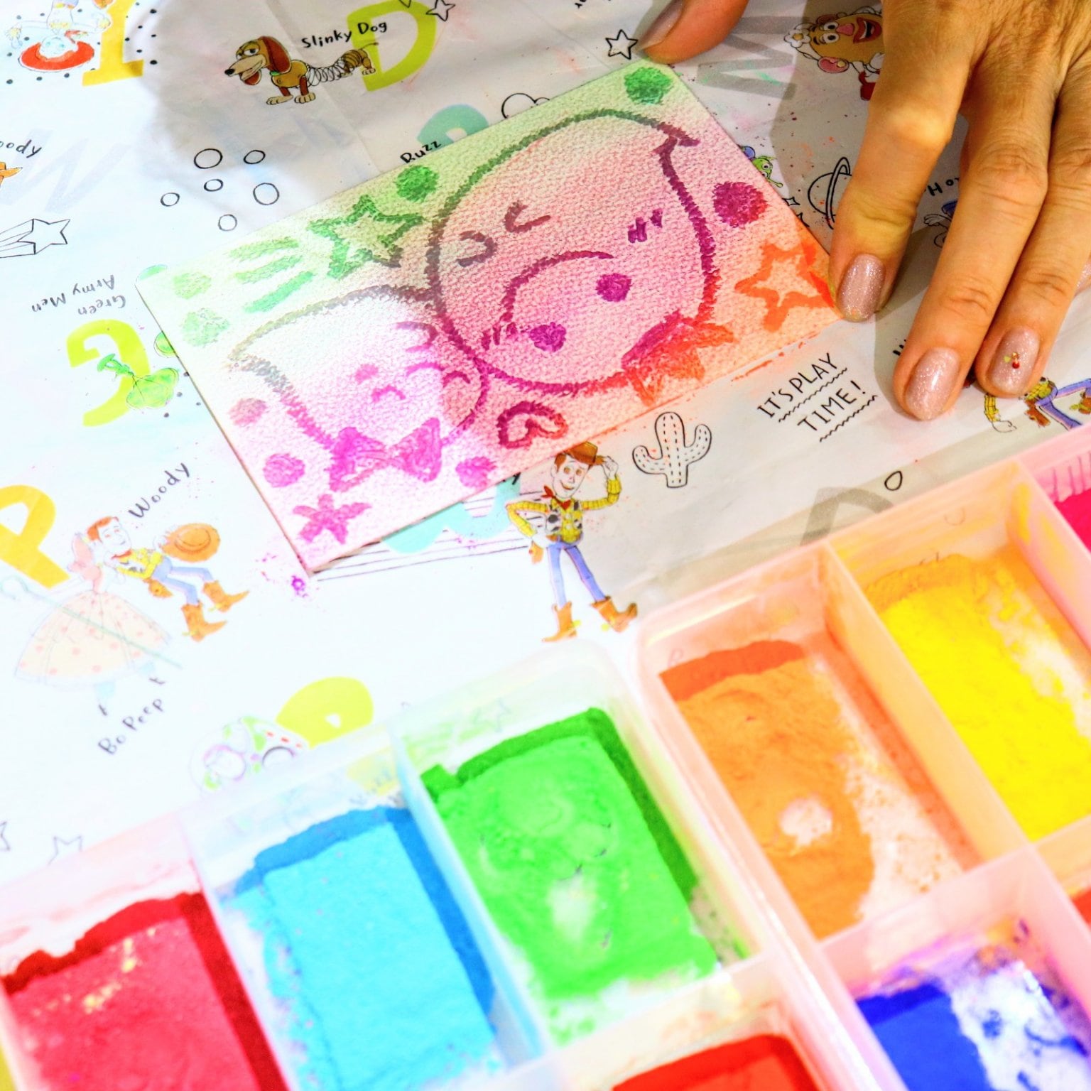 指でお絵描きパステルの魔法体験チケット