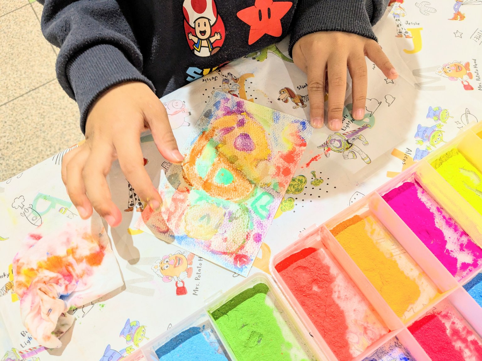 指でお絵描きパステルの魔法体験チケット